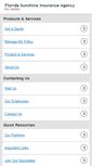 Mobile Screenshot of flsunshineins.com